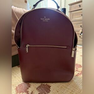 kate spade New York Burgundy Leather Backpack